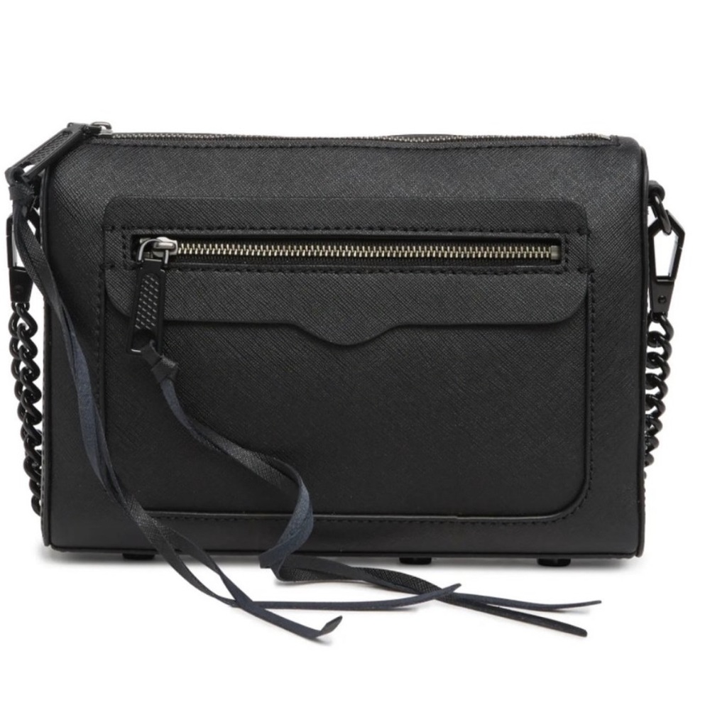 Rebecca Minkoff Black Leather Crossbody Bag